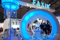很有神秘感的一個展位，也是最受歡迎的企業(yè)——FAXIN